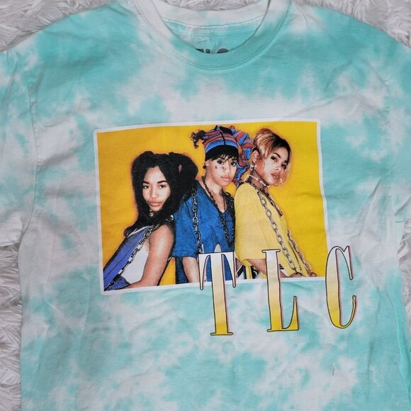 NWT TLC Tie Dye Rap Tee Shirt - Size Medium - Picture 4 of 9